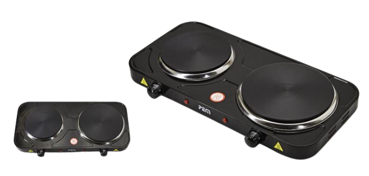 Plaque de cuisson double PEM