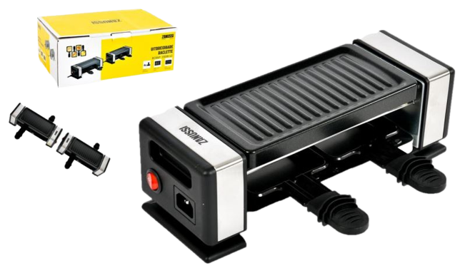 2 mini sets raclette 4 personnes ZANUSSI
