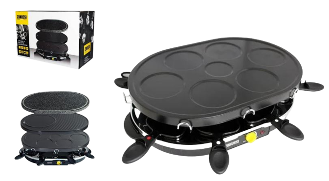 Appareils à raclette multifonction ZANUSSI