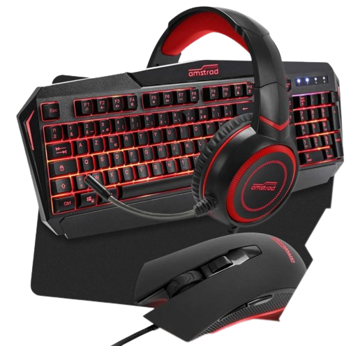 PACK GAMING RED AMSTRAD