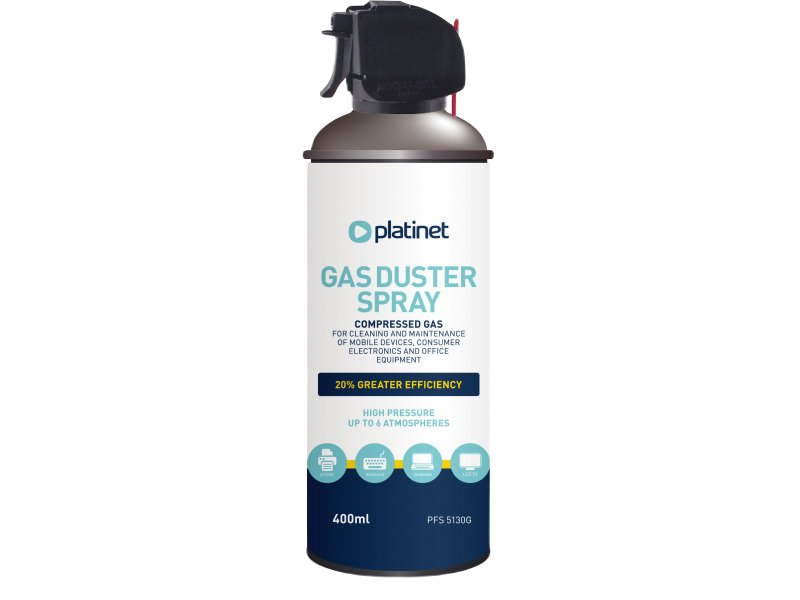 Dépoussiérant avec pistolet pour appareils électroniques 400 ml PLATINET