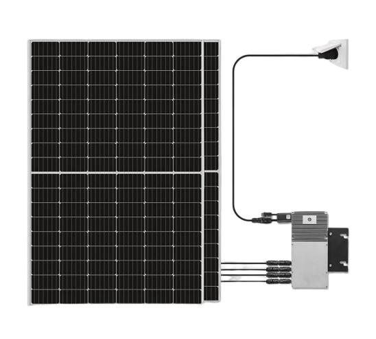 Système solaire de balcon 2 panneaux DENVER BSS-10610