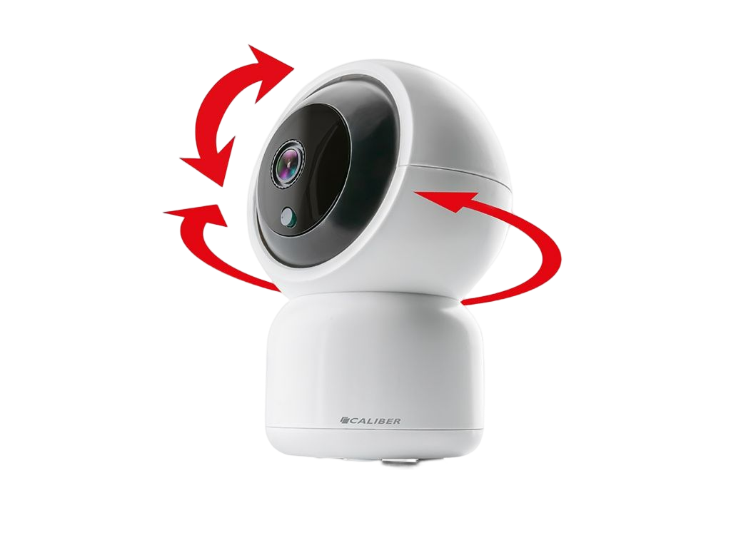 Caméra Indoor 1080p Wifi et Pan Tilt CALIBER