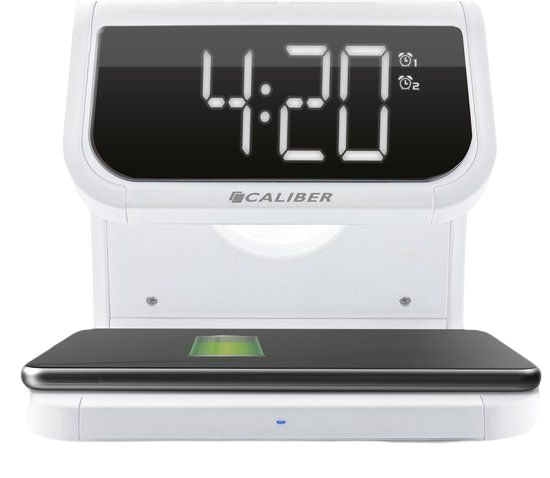 Réveil LED avec chargeur sans fil CALIBER
