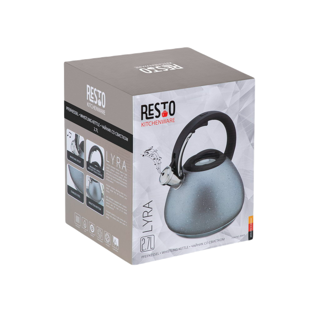 Bouilloire sifflante 2,7 L RESTO KITCHENWARE