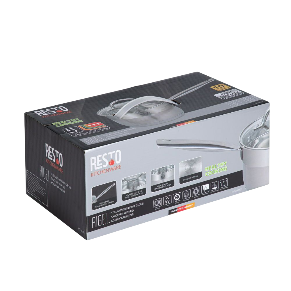 Casserole avec couvercle Ø16 RESTO KITCHENWARE