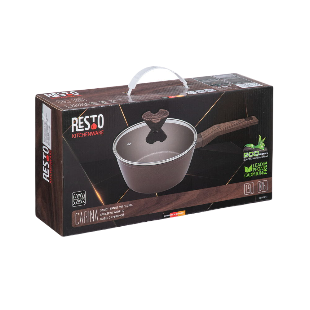 Casserole avec couvercle Ø16 RESTO KITCHENWARE