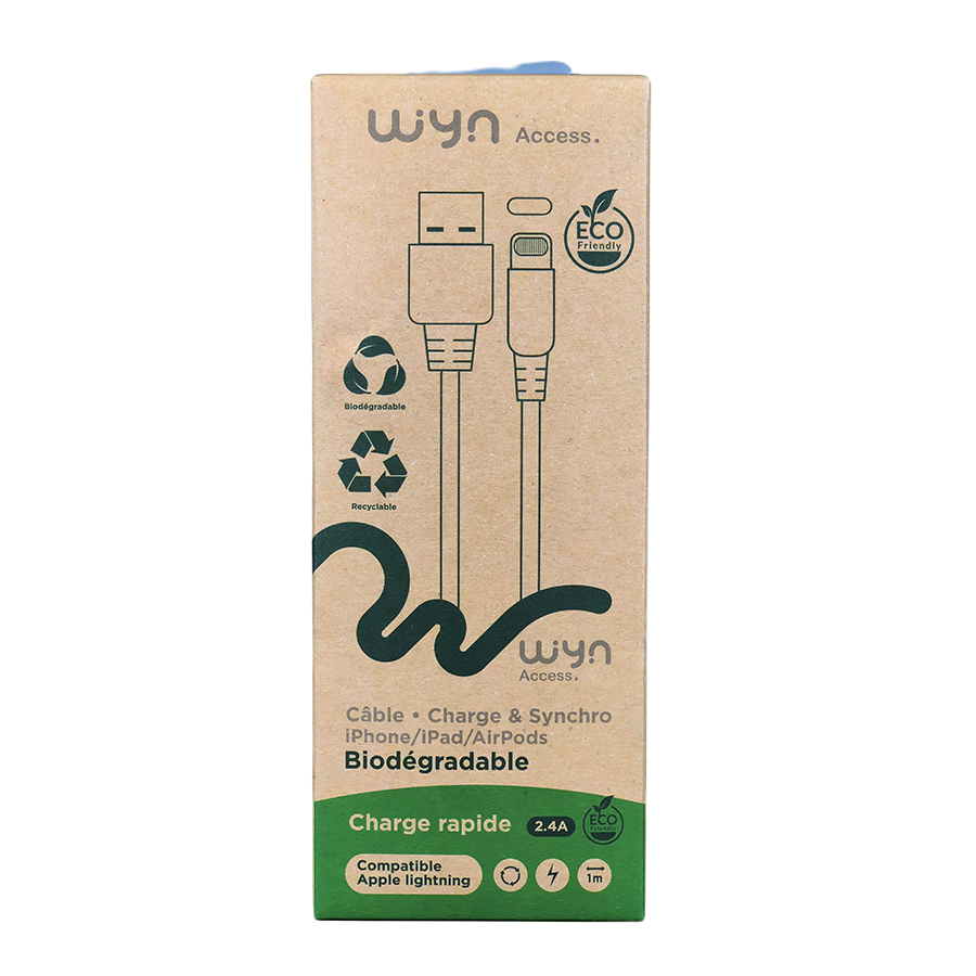 Câble Bio Dégradable Compatible Lightning WYN