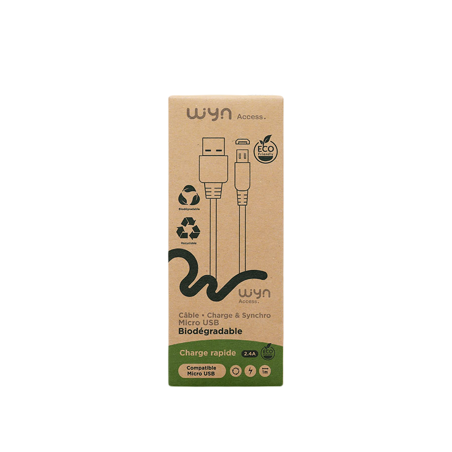 Câble Bio Dégradable Compatible Micro USB WYN