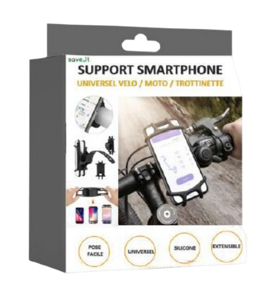 Support smartphone vélo & trottinette GEEK MONKEY