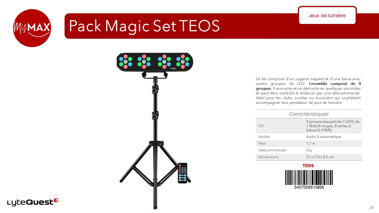 Pack Magic Set TEOS Jeux de lumière