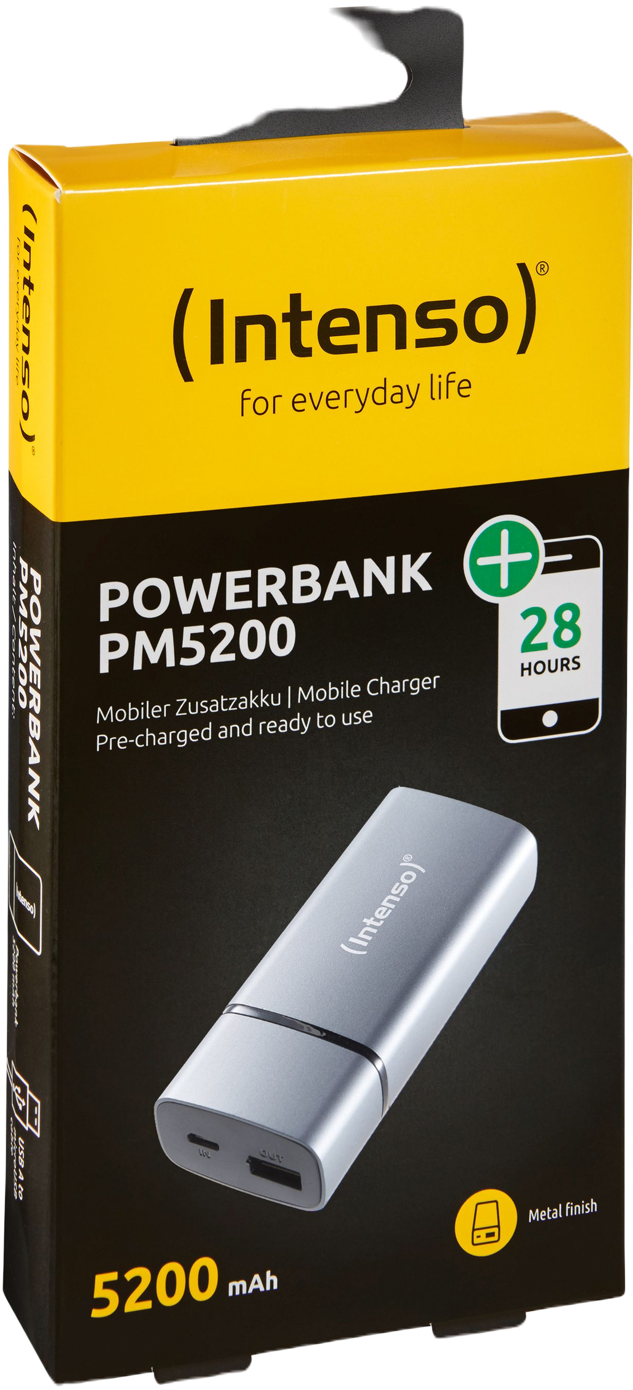 PowerBank Aspect Métal INTENSO
