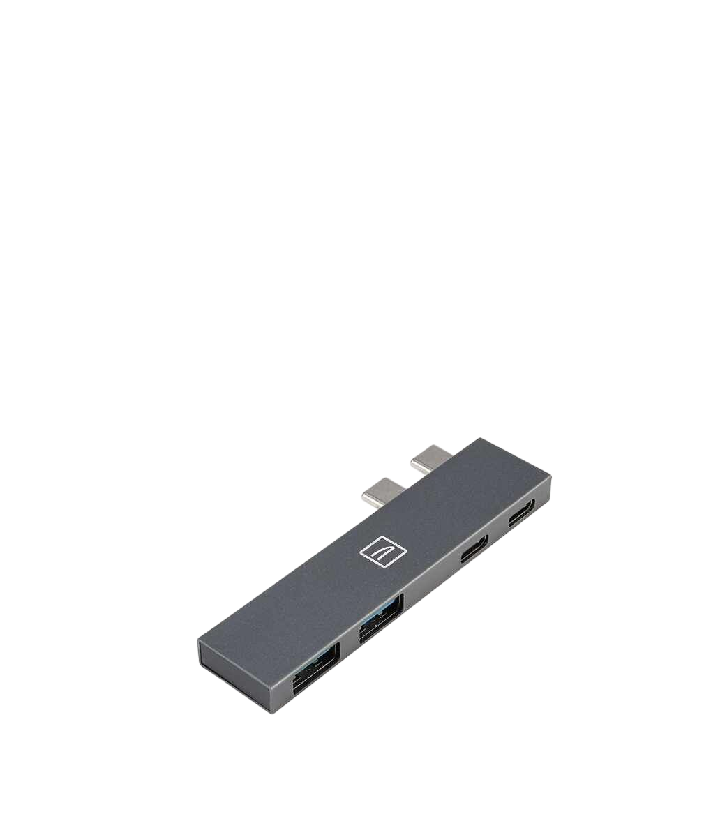 HUB 4 PORTS USB Boîtier en aluminium Plug and Play TUCANO