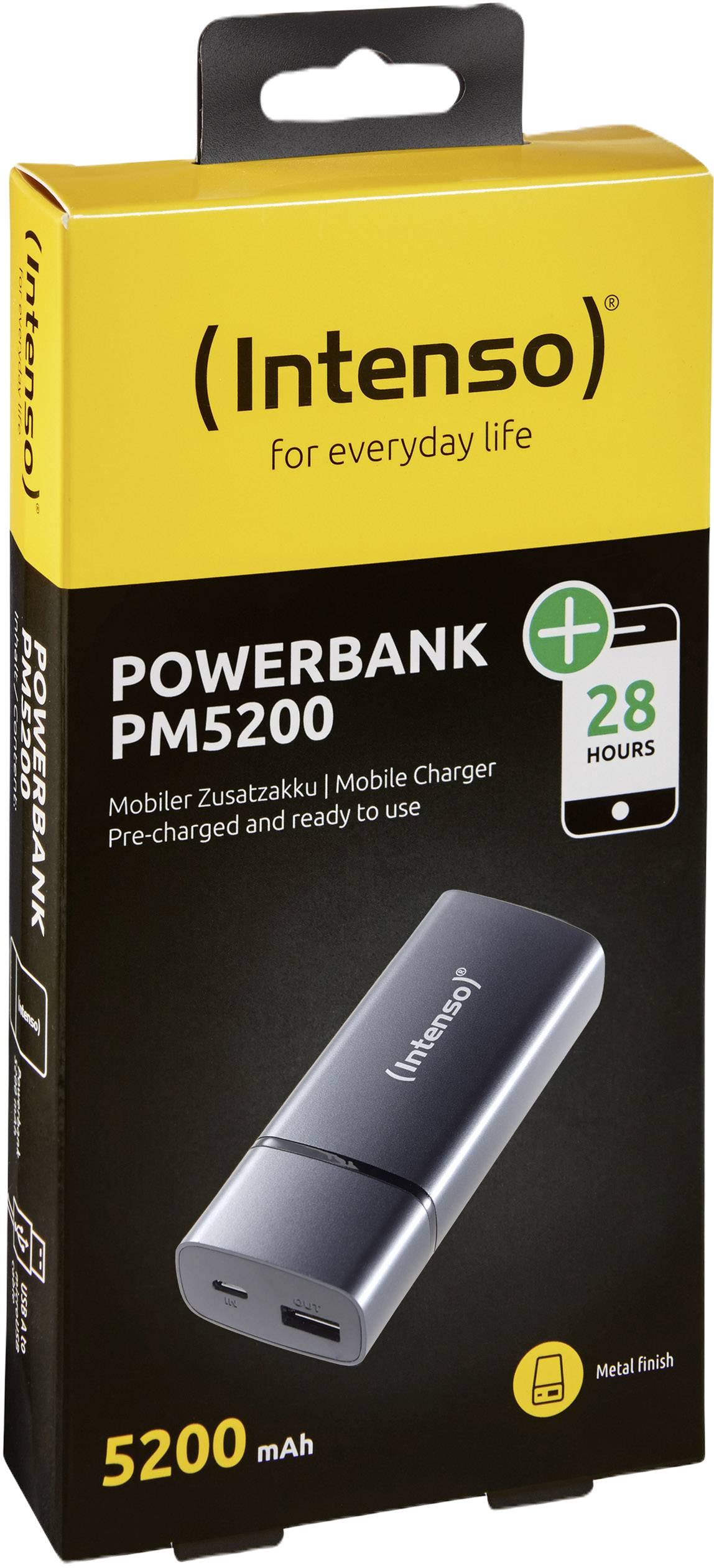PowerBank Aspect Métal INTENSO
