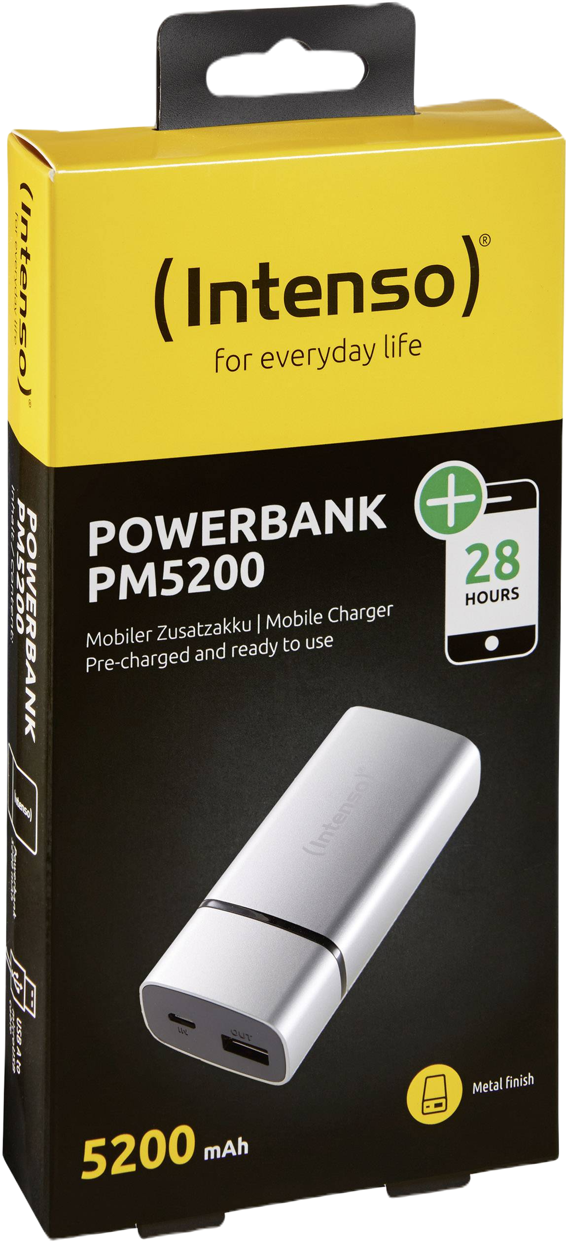 PowerBank Aspect Métal INTENSO