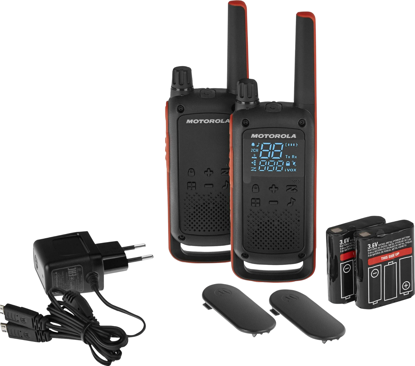 Talkie Walkie T82 lot de 2 MOTOROLA