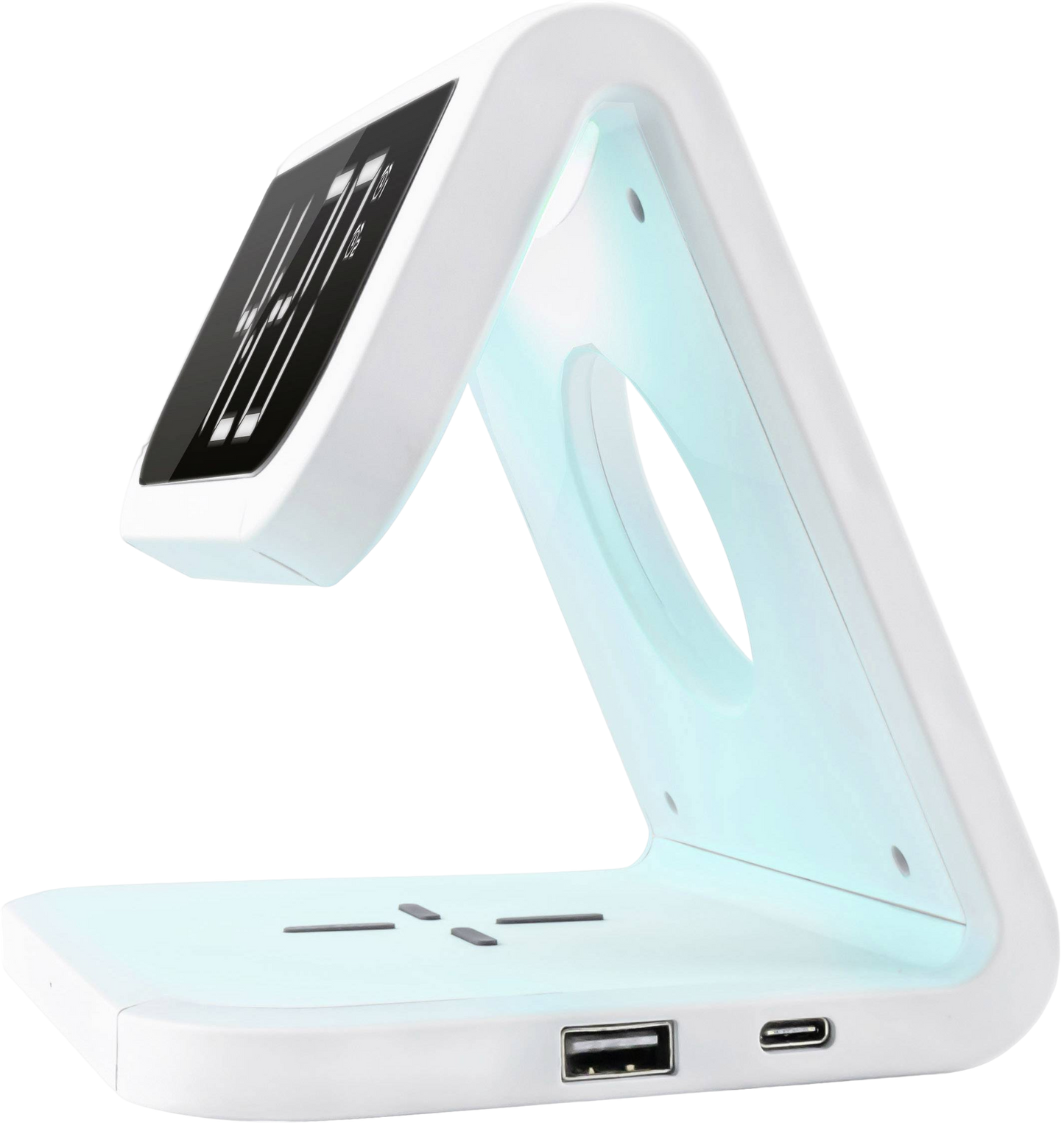 Réveil LED avec chargeur sans fil CALIBER