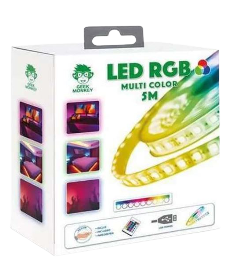 RUBAN LED RGB 5 M GEEK MONKEY