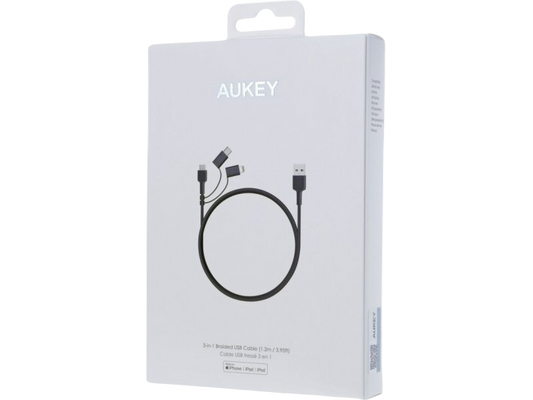 Câble CB-BAL5 Impulse Series 3-in-1 USB AUKEY