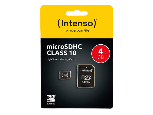 Carte Mémoire Micro SD Class 10 INTENSO