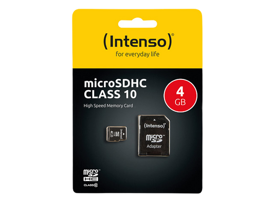 Carte Mémoire Micro SD Class 10 INTENSO
