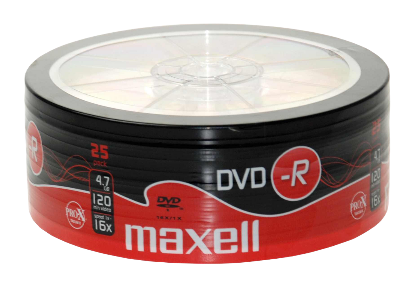 DVD-Rw 4.7 Gb - Spindle de 25 MAXELL