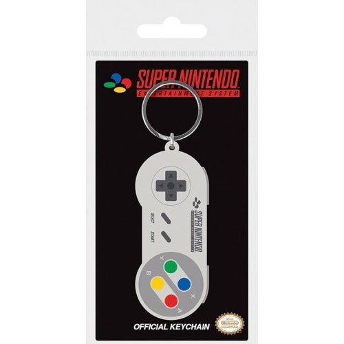 Nintendo - SNES Controller Rubber Keychain