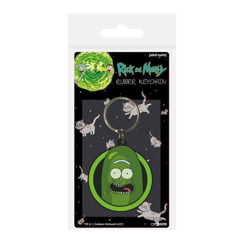 Rick and Morty - Pickle Rick Rubber Keychain