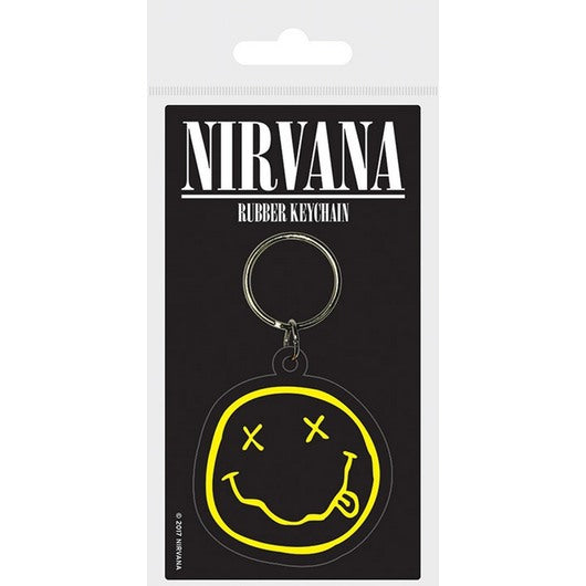Nirvana - Smile Rubber Keychain