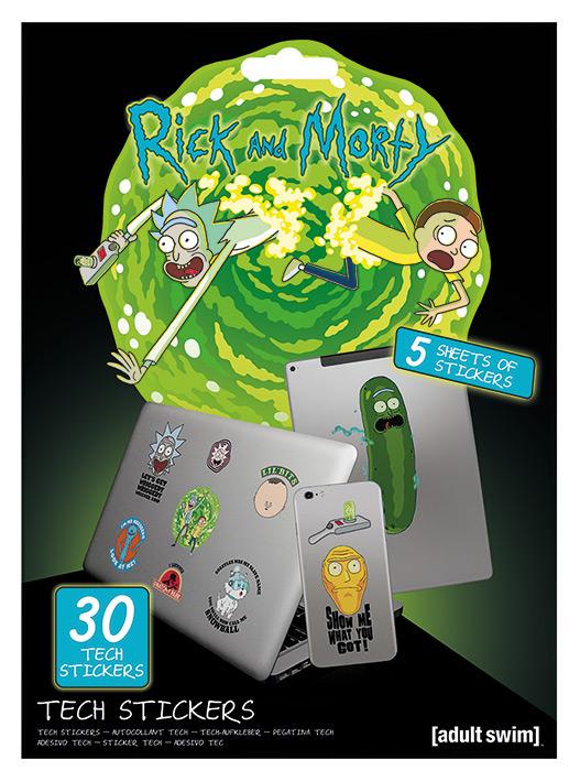 Rick and Morty - Adventures Tech Sticker Pack