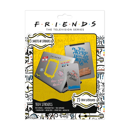Friends - How Ypu Doin' Tech Sticker Pack