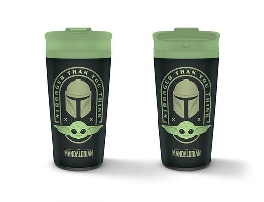 Star Wars: The Mandalorian - Stronger Than You Think Metal Travel Mug