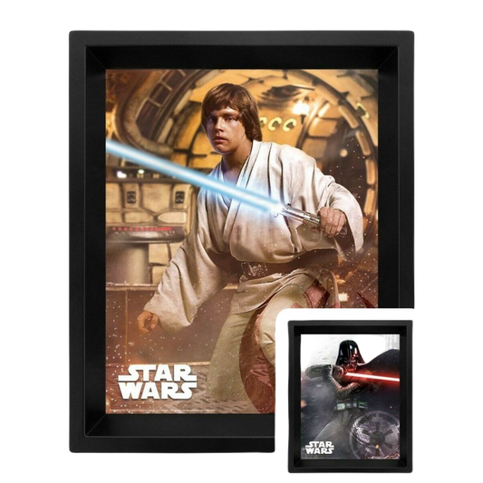 Star Wars - Vader Vs Skywalker 3D Lenticular Poster 28,7 x 23,5cm
