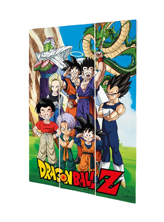 Dragon Ball Z - Unbreakable Bonds Wood Print 20 X 29.5 cm