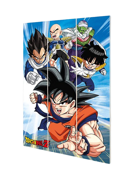 Dragon Ball Z - Strength And Heart Of A Hero Wood Print 20 X 29.5 cm