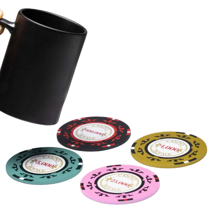 James Bond - Casino Royale Poker Chip Coasters