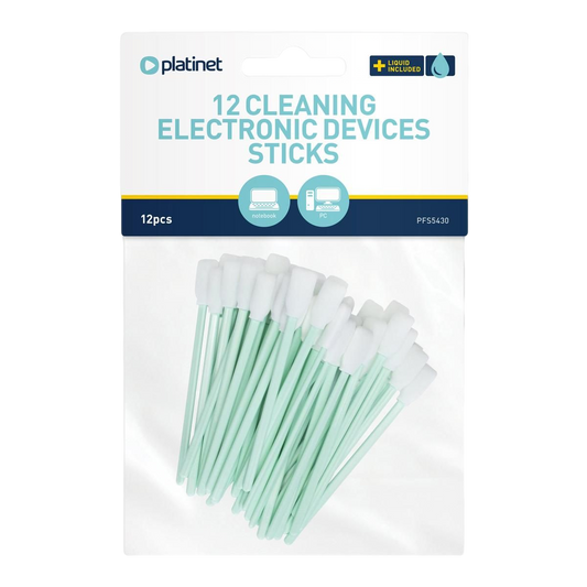 Bâtonnets pour le nettoyage pour appareils électroniques PLATINET