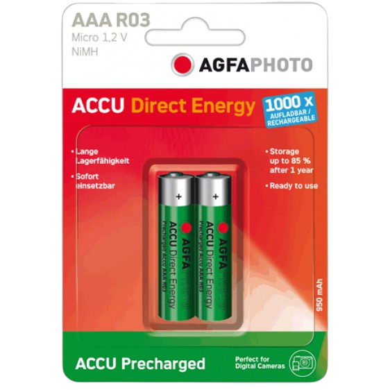 Piles rechargeables "Ready to use" AGFA