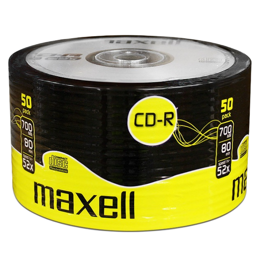 CD R 80 XL -Shrink de 50 MAXELL