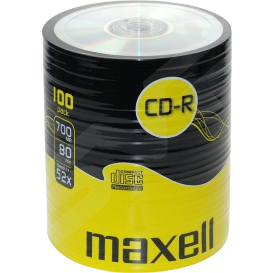 CD R 80 XL - Shrink de 100 MAXELL