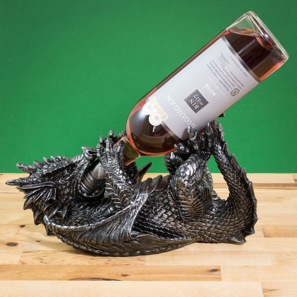 Wine Bottle Holder Dragon 32cm