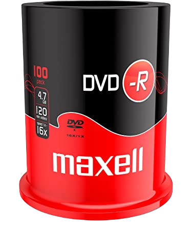 DVD-R 4.7 Gb - Spindle de 100 MAXELL
