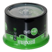 DVD+R 4.7 Gb - Spindle de 50 MAXELL