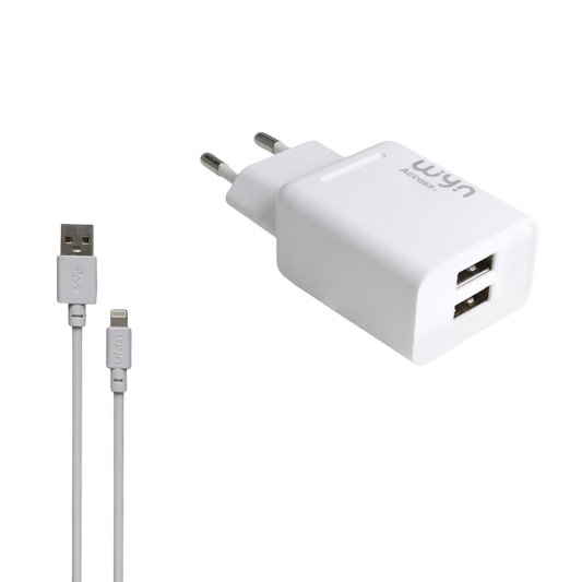 Chargeur Secteur + Câble Compatible Lightning WYN