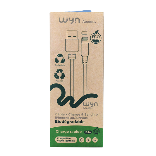 Câble Bio Dégradable Compatible Lightning WYN