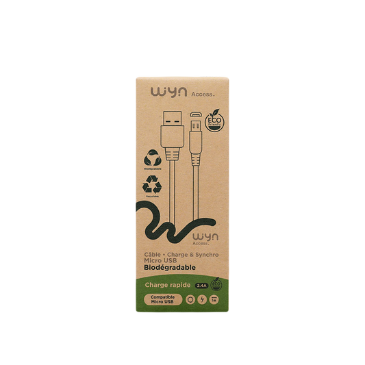 Câble Bio Dégradable Compatible Micro USB WYN