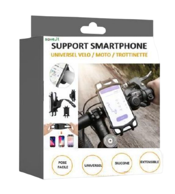 Support smartphone vélo & trottinette GEEK MONKEY