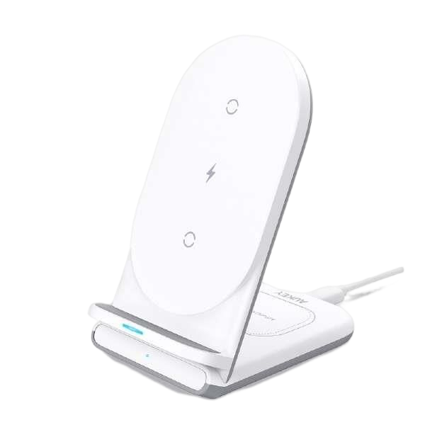 Chargeur QI LC-A3-WT Aircore AUKEY