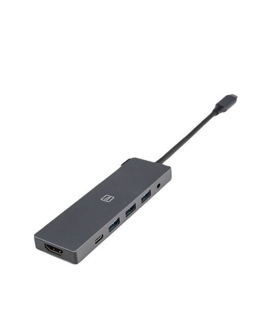 HUB 4 PORTS USB Boîtier en aluminium Plug and Play TUCANO