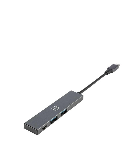 HUB 3 PORTS USB Boîtier en aluminium Plug and Play TUCANO